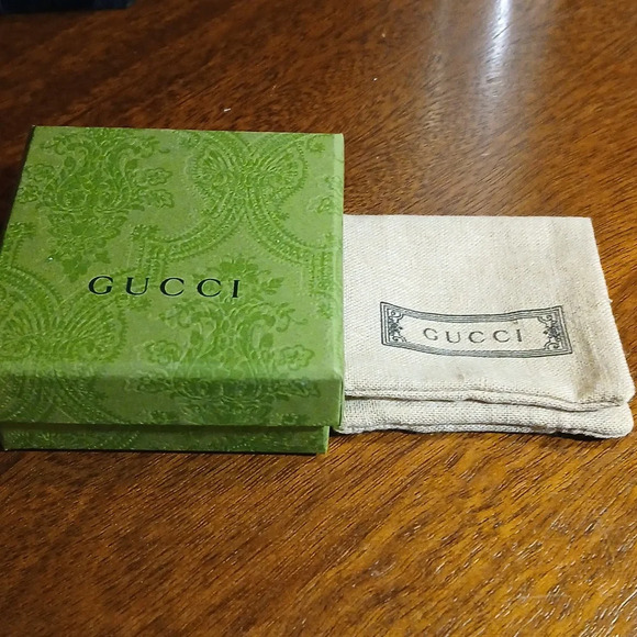 NEW AUTHENTIC .925 STERLING SILVER GUCCI GG DANGLING EARRINGS - Picture 8 of 8